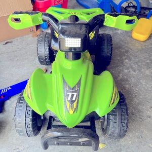 Ride on motorcycle, battery operated. Like new.